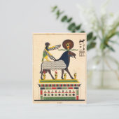 Egyptische god Amun-Ra Briefkaart (Staand voorkant)