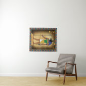 Egyptische god Anubis hangt muur Wandkleed (In Situ (horizontaal))