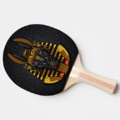 Egyptische god Anubis Ping Pong Paddle Tafeltennisbatje (Zijkant)