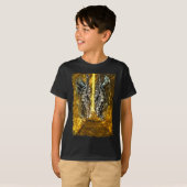 Egyptische God Anubis Pyramide esthetisch T-shirt (Voorkant volledig)
