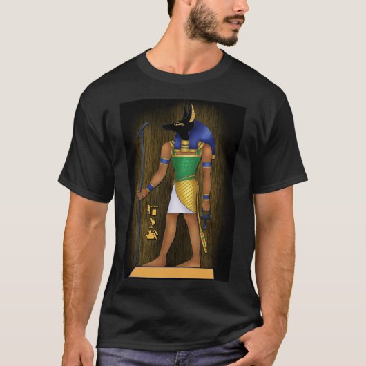 Egyptische God Anubis T-shirt (Voorkant)