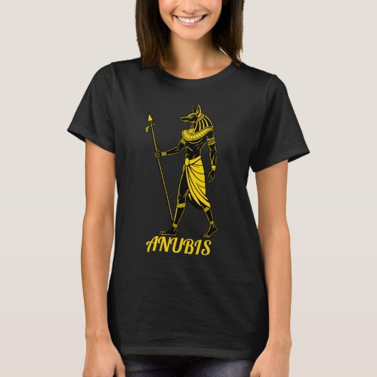 Egyptische God Anubis T-shirt (Voorkant)