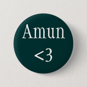 Egyptische God - Avn - badge voor de liefde Ronde Button 5,7 Cm
