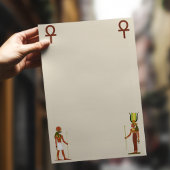 Egyptische God en godin Briefpapier