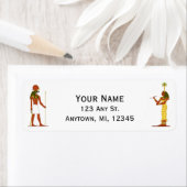 Egyptische God en godin Etiket (Insitu)