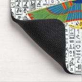Egyptische god Horus Hawk Mousepad Muismat (Hoek)