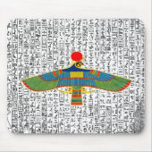 Egyptische god Horus Hawk Mousepad Muismat (Voorkant)