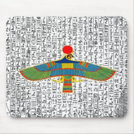 Egyptische god Horus Hawk Mousepad Muismat