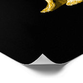 Egyptische god Horus Poster (Hoek)