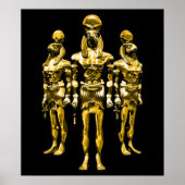 Egyptische god Horus Poster (Voorkant)