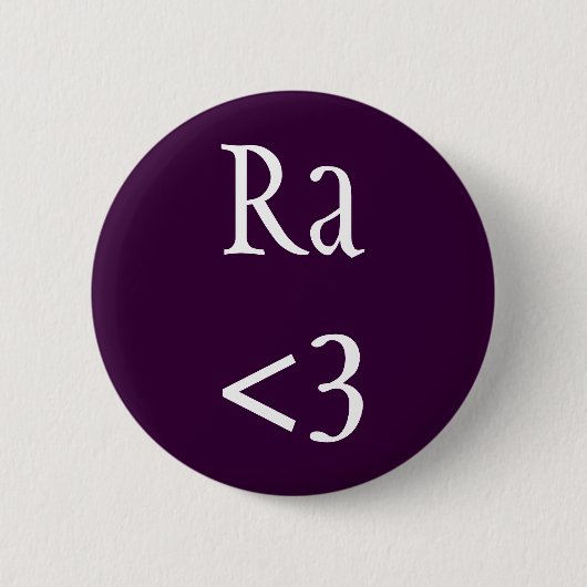 Egyptische God - Ra love badge Ronde Button 5,7 Cm (Voorkant)