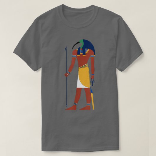Egyptische god Thoth T-shirt (Design voorkant)