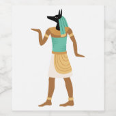 Egyptische God Wijn Etiket (Enkel label)