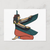 Egyptische Goddess Maat Briefkaart (Voorkant)