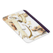 Egyptische Goddess Sketched Flexible koelkast Magneet (Rechterzijde)