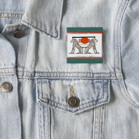 Egyptische goden Button (In situ)