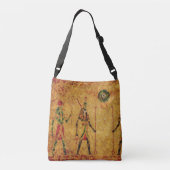 Egyptische goden crossbody tas (Achterkant)