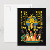 Egyptische goden Egyptische Farao Deities Anubis H Briefkaart (Voorkant / Achterkant)
