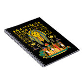 Egyptische goden Egyptische Farao Deities Anubis H Notitieboek (Rechterzijde)