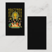 Egyptische goden Egyptische Farao Deities Anubis H Visitekaartje (Voorkant / Achterkant)