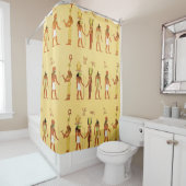 Egyptische goden en goden douchegordijn (In situ)