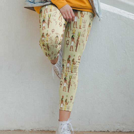 Egyptische goden en goden leggings