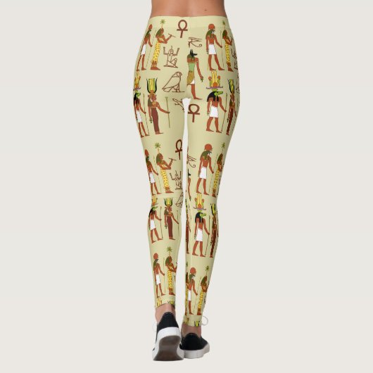 Egyptische goden en goden leggings (Achterkant)