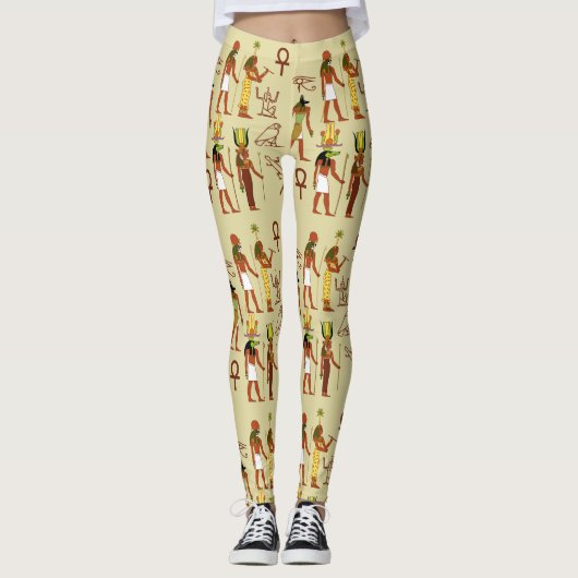 Egyptische goden en goden leggings (Voorkant)