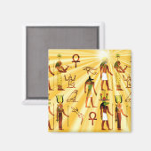 Egyptische goden en goden magneet (Voorkant / Achterkant)