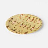 Egyptische goden en goden papieren bordje (Gekanteld)