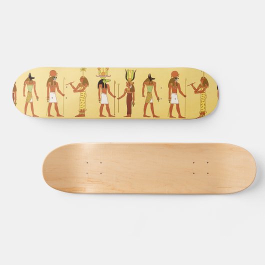 Egyptische goden en goden persoonlijk skateboard (Horizontaal)