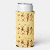 Egyptische goden en goden seltzer blikjeskoeler (Seltzer Voorkant)
