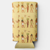 Egyptische goden en goden seltzer blikjeskoeler (Achterkant)