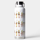 Egyptische goden en goden waterfles (Achterkant)
