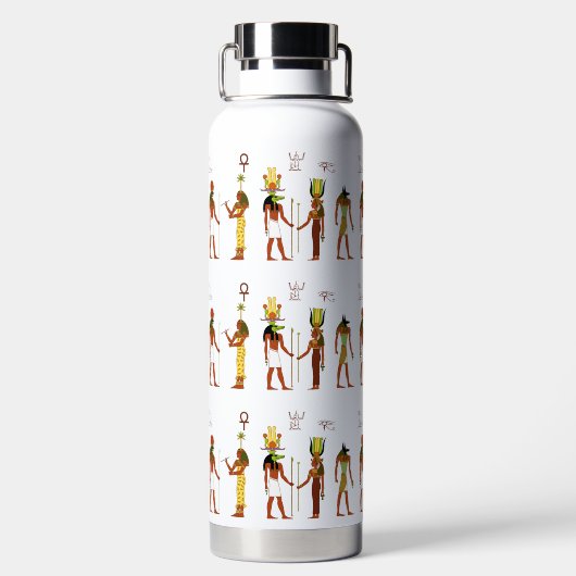 Egyptische goden en goden waterfles (Achterkant)