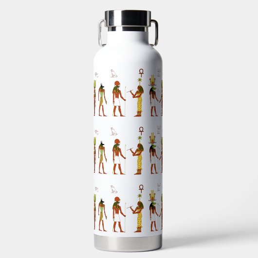 Egyptische goden en goden waterfles (Voorkant)
