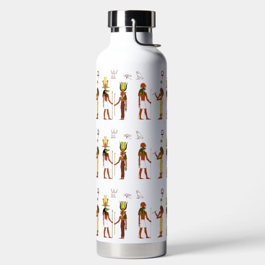 Egyptische goden en goden waterfles (Links)