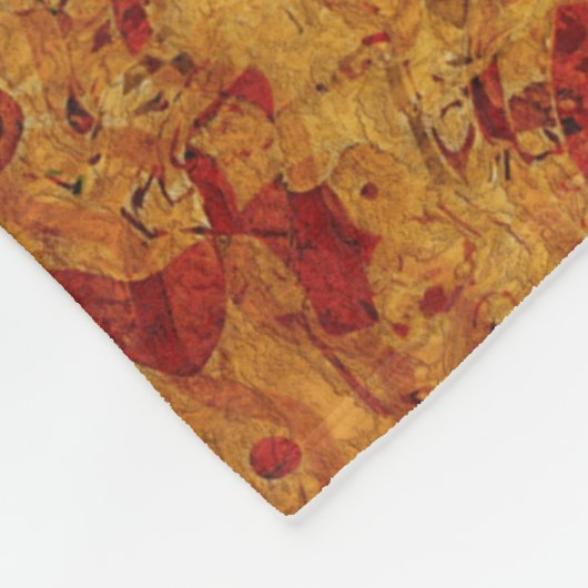 Egyptische goden fleece deken (Hoek)