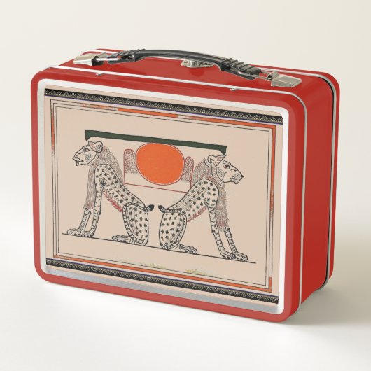 Egyptische goden - lunch box (Achterkant)