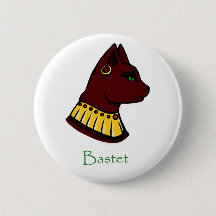 Egyptische godin - Bastet Badge