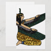 egyptische godin briefpapier (Voorkant / Achterkant)