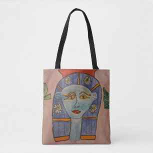 Egyptische godin-Canvas tas