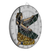 egyptische godin dartbord (Voorkant Links)