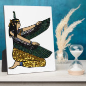 egyptische godin fotoplaat (Zijkant)