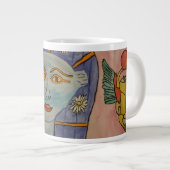 Egyptische godin grote koffiekop (Voorkant rechts)