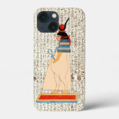 Egyptische godin Hathor Hiërogliefen Case-Mate iPhone Case (Achterkant)