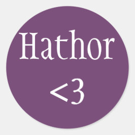 Egyptische godin Hathor Love sticker
