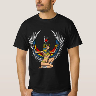 Egyptische Godin Isis Koningin Farao Hierogliefen  T-shirt