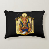 Egyptische godin Lioness Sekhmet God Bastet Accent Kussen (Voorkant)