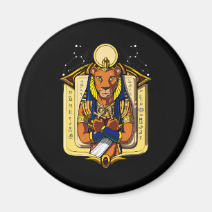 Egyptische godin Lioness Sekhmet God Bastet Magneet
